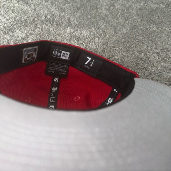 Hat Heaven New Era Houston Astros Fitted Hat Size 7 1/4 Red Gray UV NWOT - Picture 10 of 10